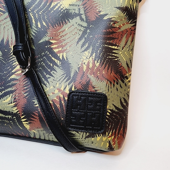 Hawaii's Finest Crossbody Fern Leaf HIFI Green Brown - Picture 2 of 11